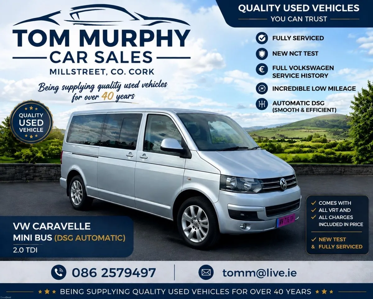 VW CARAVELLE 2.0 Tdi DSG Low Miles - Image 1