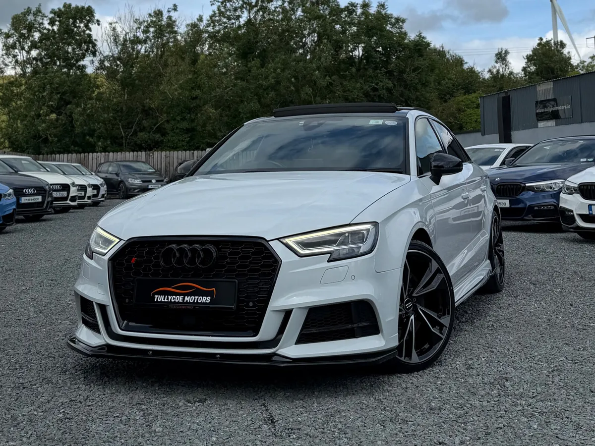 AUDI S3 2018 PAN ROOF, PEARL WHITE! - Image 2