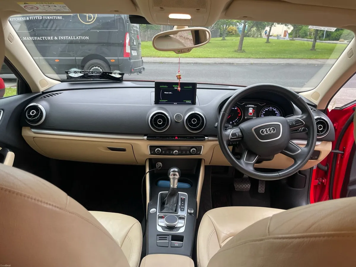 Audi A3 TFSI 1.4 Petrol Cream Leather Interior - Image 4