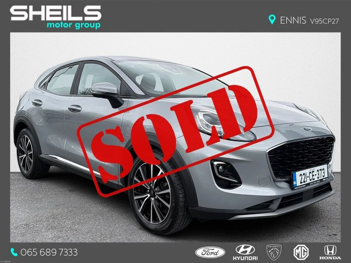 Ford Puma *SOLD* 1.0 Petrol Titanium 125BHP - Image 1