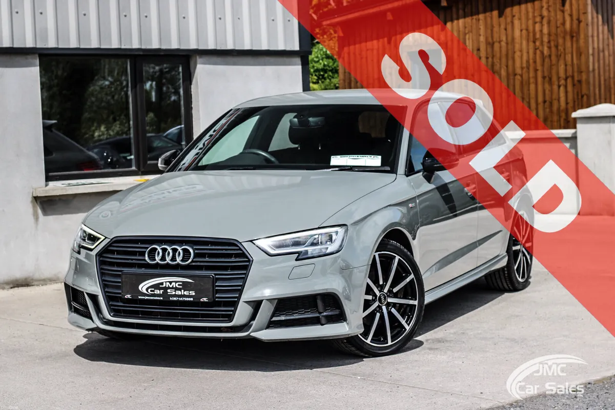 2019  QUANTUM GREY AUDI A3 S-LINE BLACK ED - Image 1