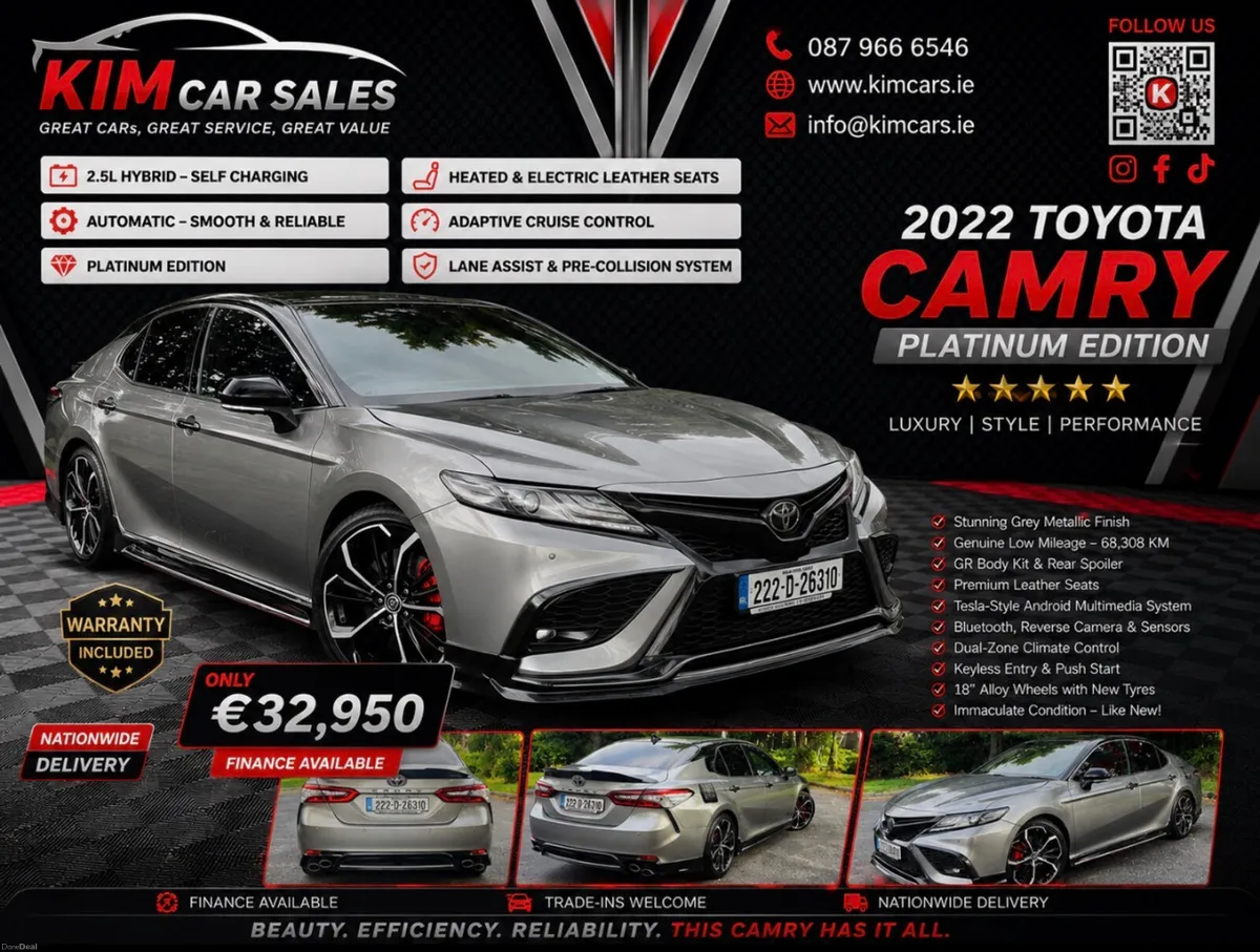 222 TOYOTA CAMRY WORLD SPORTS EDITION MUST SEE !!! - Image 3