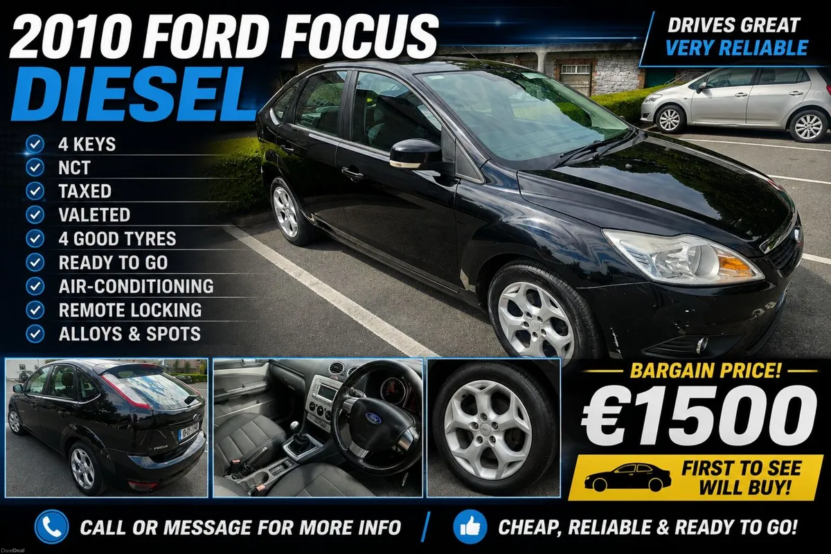 2010 Ford Focus Diesel (Clean Car) - Image 1