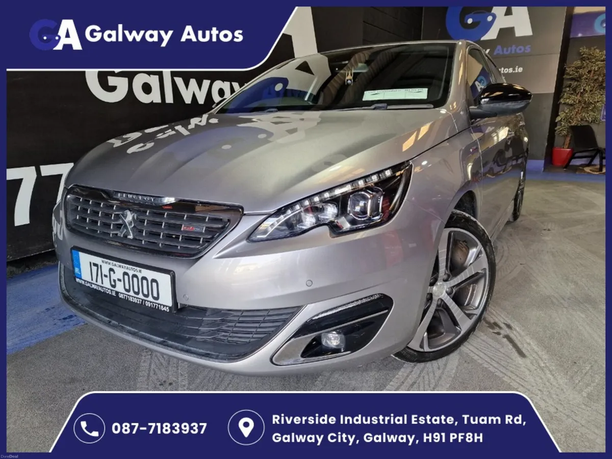Peugeot 308 GT LINE **ONLY 66K MILES, SAT NAV** - Image 1