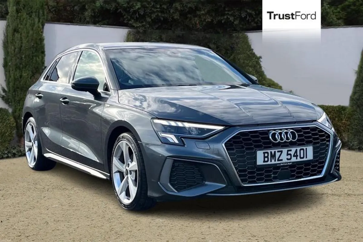 Audi A3 1.0 TFSI 30 S line Sportback 5dr - FULL HI - Image 1
