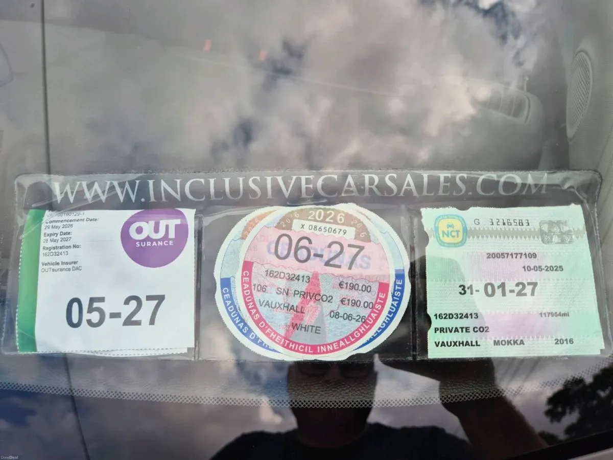 162 OPEL MOKKA 1.6 DIESEL NCT27+TAX27 VGC - Image 3