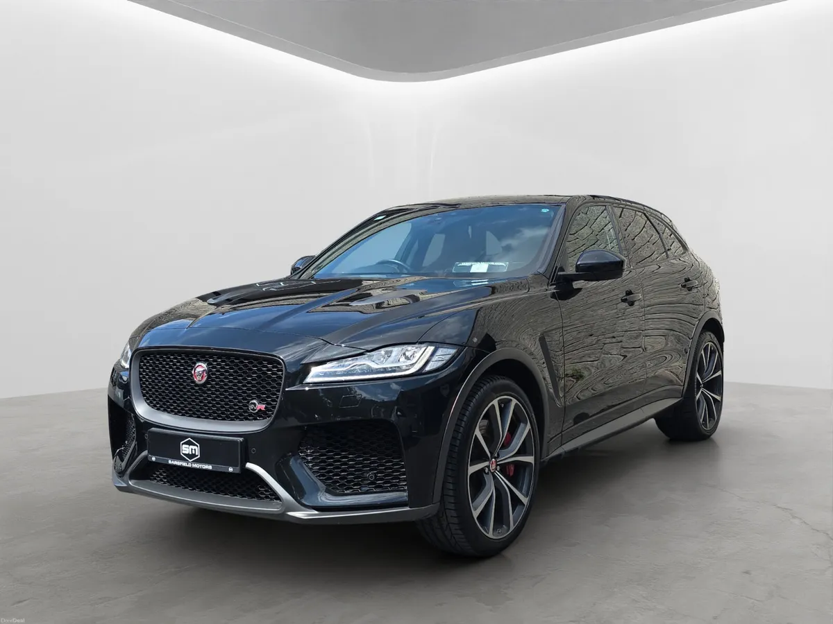 2019 JAGUAR F PACE 5.0 SVR S/C 550 BHP AUTO. - Image 3
