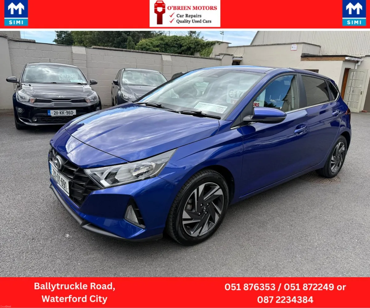 2021 Hyundai I20 Deluxe, Petrol, 5 Door,Blue. - Image 3