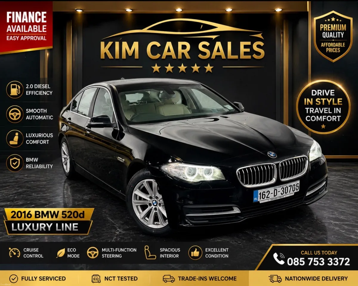 BMW 520d 2L DIESEL 1 OWNER FROM NEW FULL S/HISTORY - Image 1
