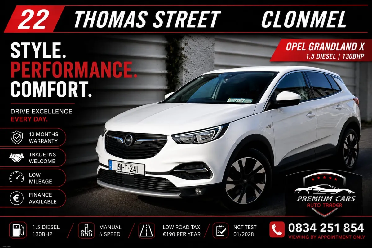 Opel Grandland X 2019 1.2 petrol - Image 1