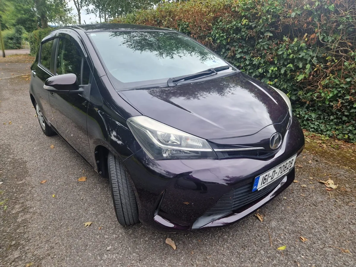 Toyota Vitz 1.3 Petrol Hybrid Automatic – Purple - Image 1