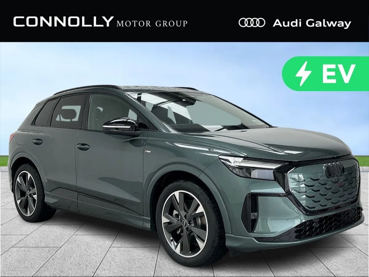 Audi Q4 e-tron €627 p/m - E-TRON S-LINE A/T ~BLACK - Image 1