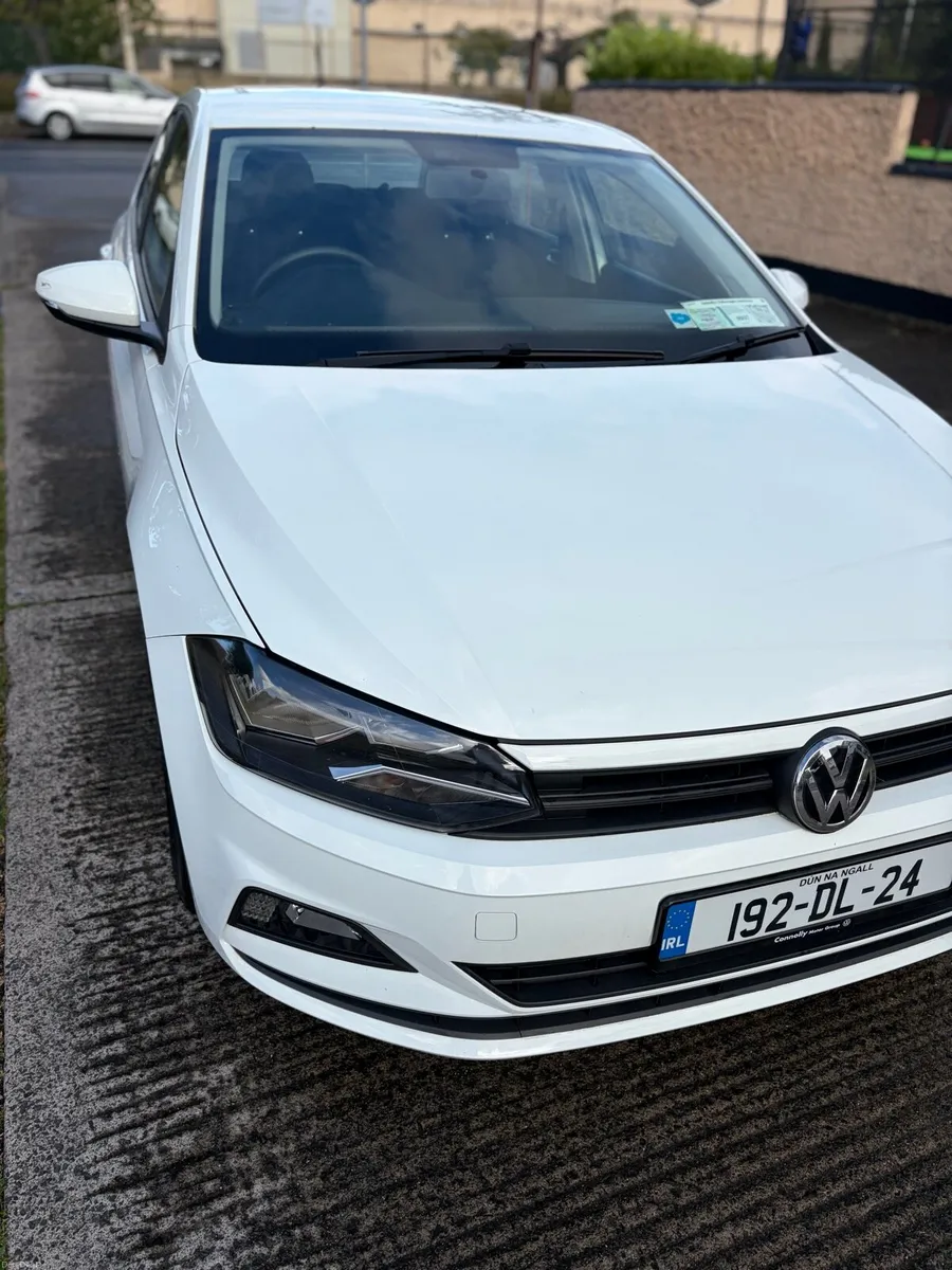 White VW Polo 192 with parking sensors - Image 2