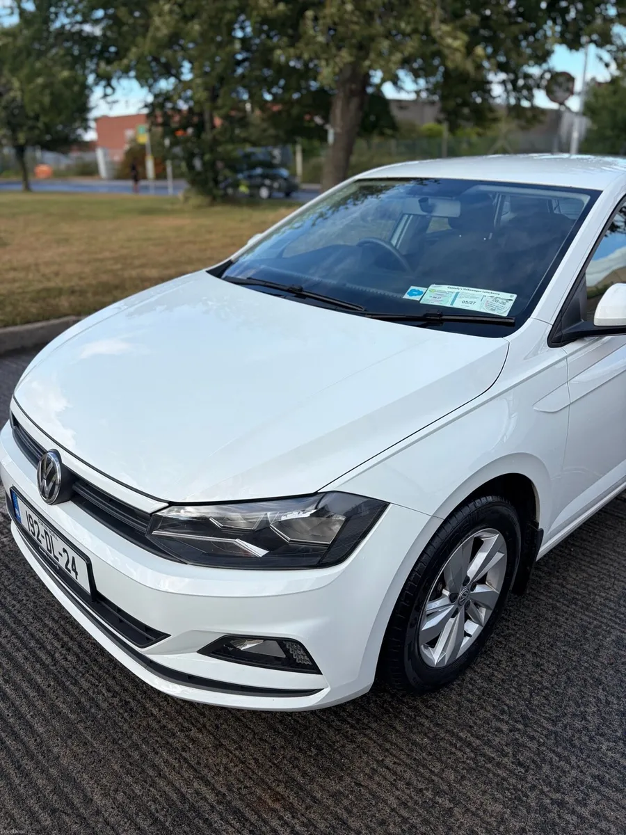 White VW Polo 192 with parking sensors - Image 1