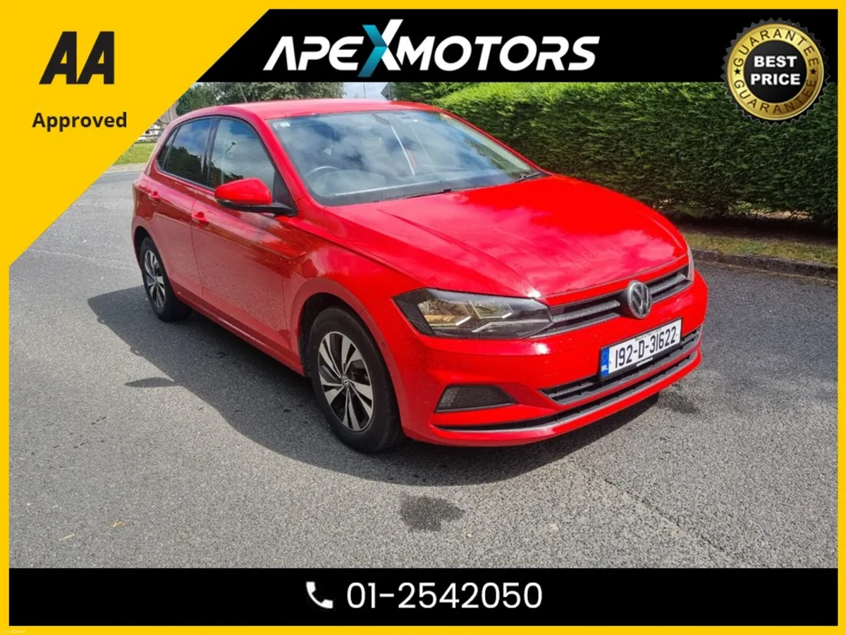 Volkswagen Polo FINANCE ARRANGED * 1.0L 5Dr PETROL - Image 1