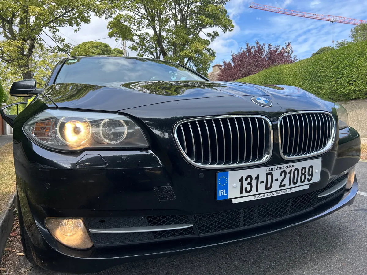 2013 BMW 5 SERIES OYSTER LEATHER INTERIOR - Image 3