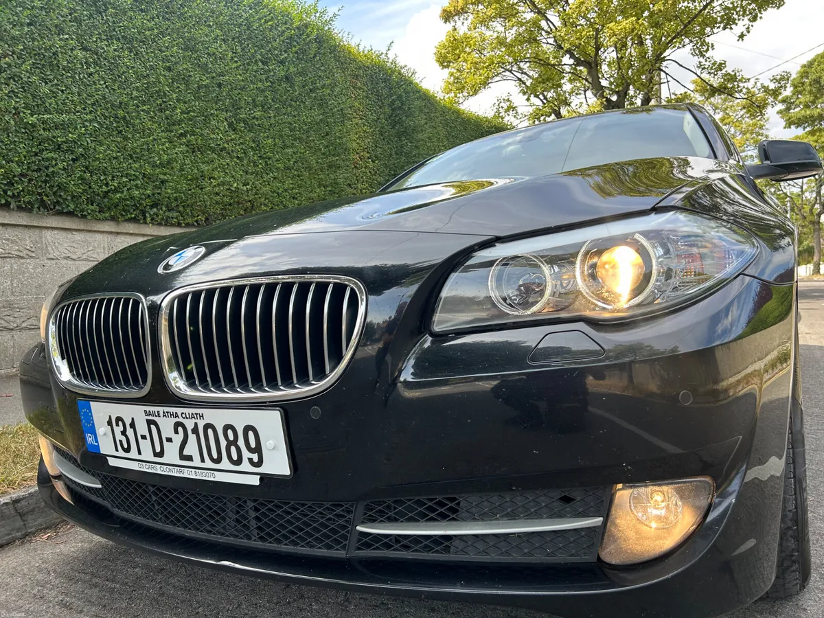 2013 BMW 5 SERIES OYSTER LEATHER INTERIOR - Image 1