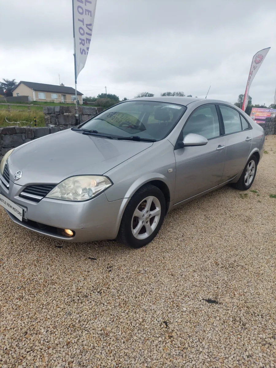 07 Nissan Primera Tax and Tested 1.6 Petrol €1250 - Image 3