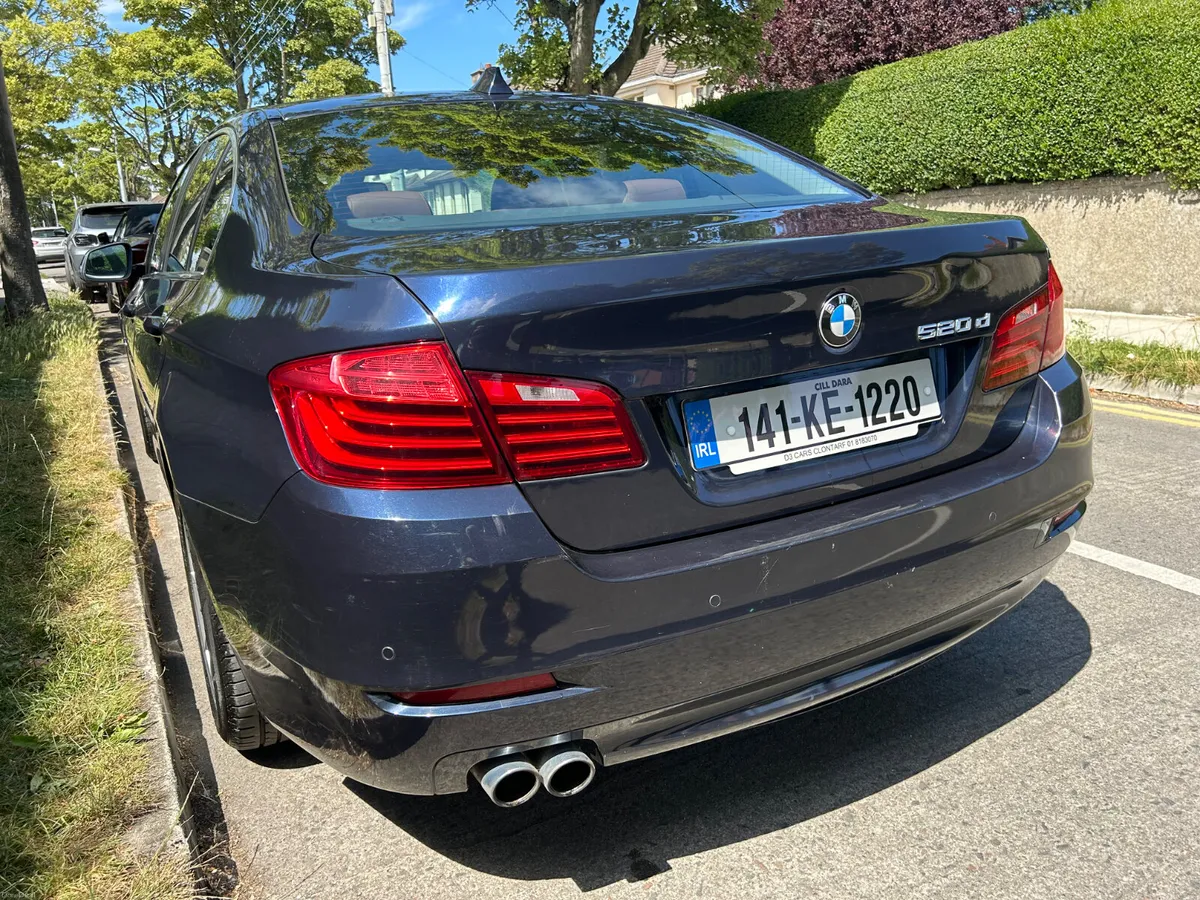 2014 BMW 5 SERIES AUTOMATIC DAKOTA BROWN LEATHER - Image 4