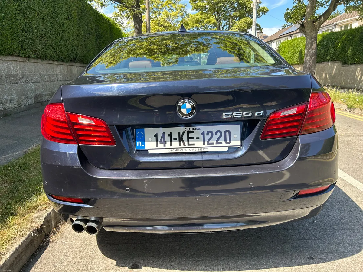 2014 BMW 5 SERIES AUTOMATIC DAKOTA BROWN LEATHER - Image 6