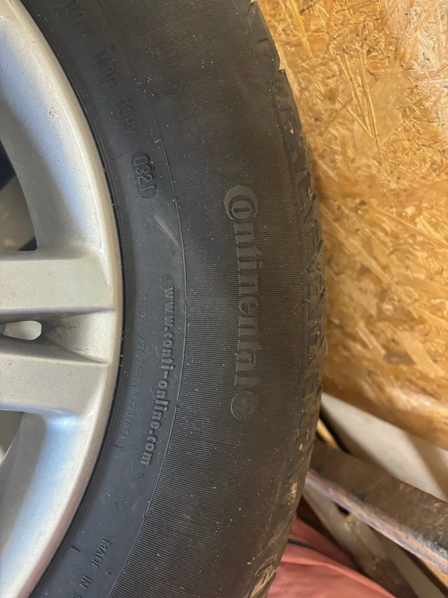 Vw Touareg wheels with new continental tyres - Image 2