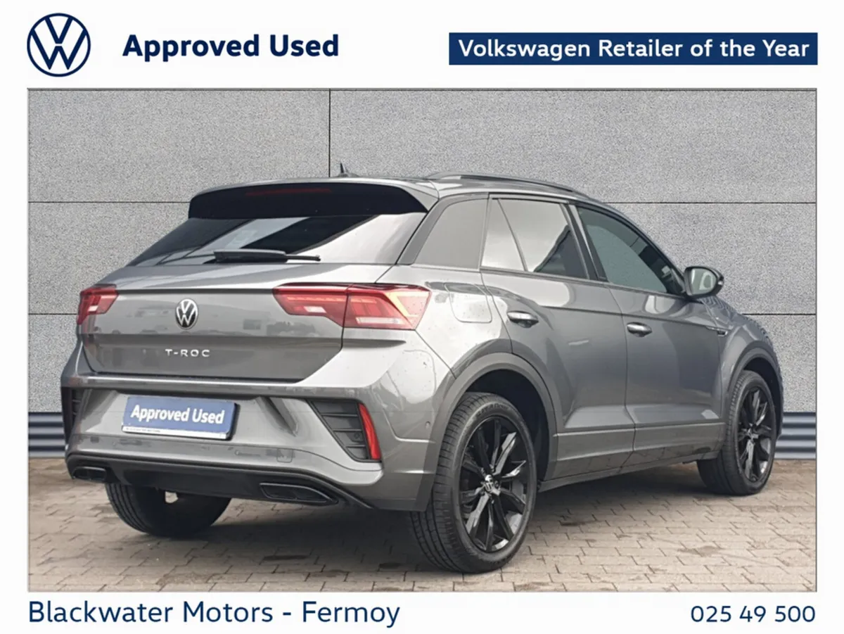 Volkswagen T-Roc 1.0TSI 110BHP R-LINE PLUS WITH BL - Image 3