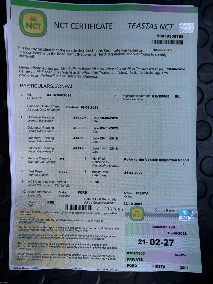 Ford Fiesta (only 53k miles from new) - Image 3