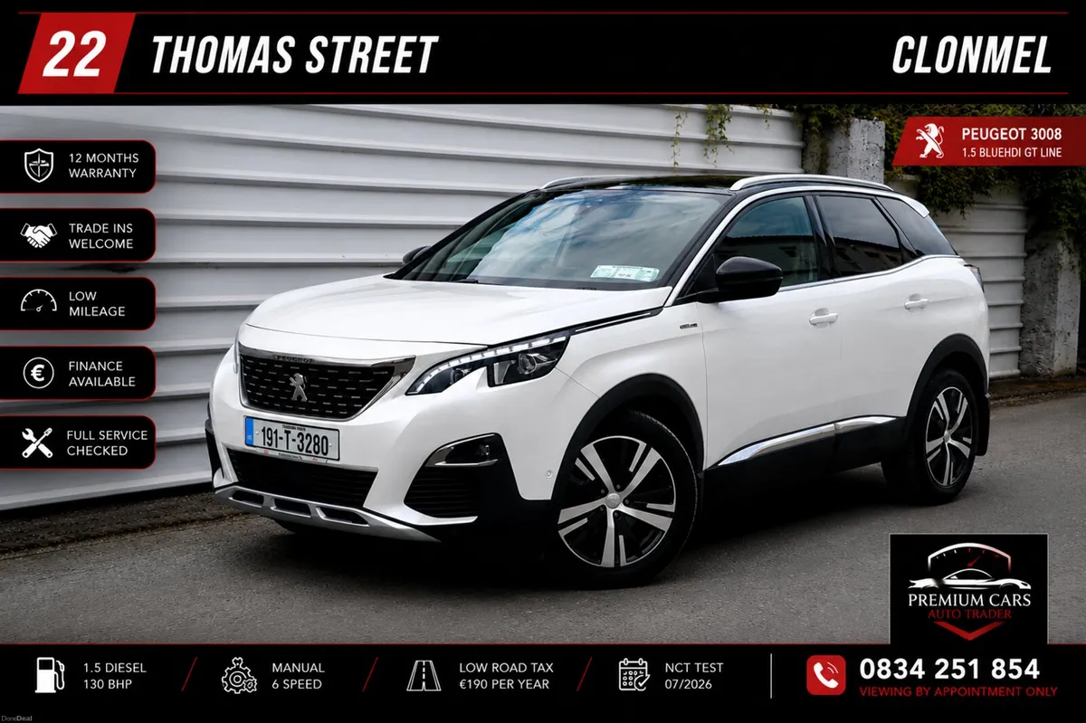 Peugeot 3008 2019 GT LINE - Image 1
