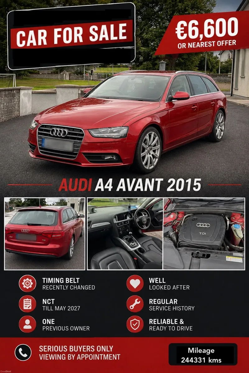 Audi A4 2015-Estate-Diesel - Image 1