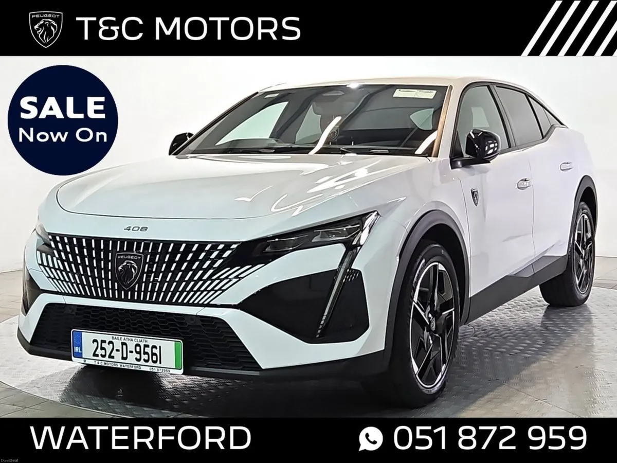 Peugeot 408 *Low Mileage Electric* GT Model - Rear - Image 1
