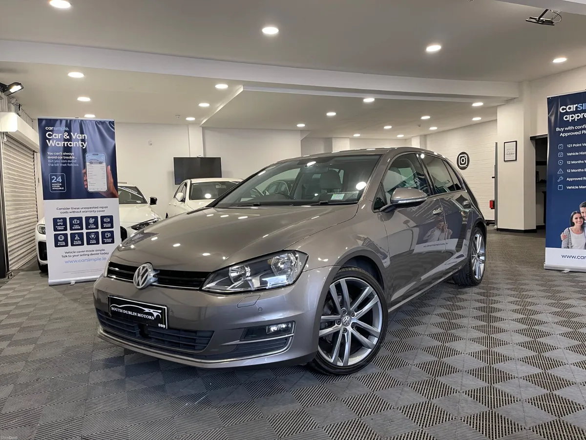 Volkswagen Golf 2017 High-line Cream Leather seat - Image 2