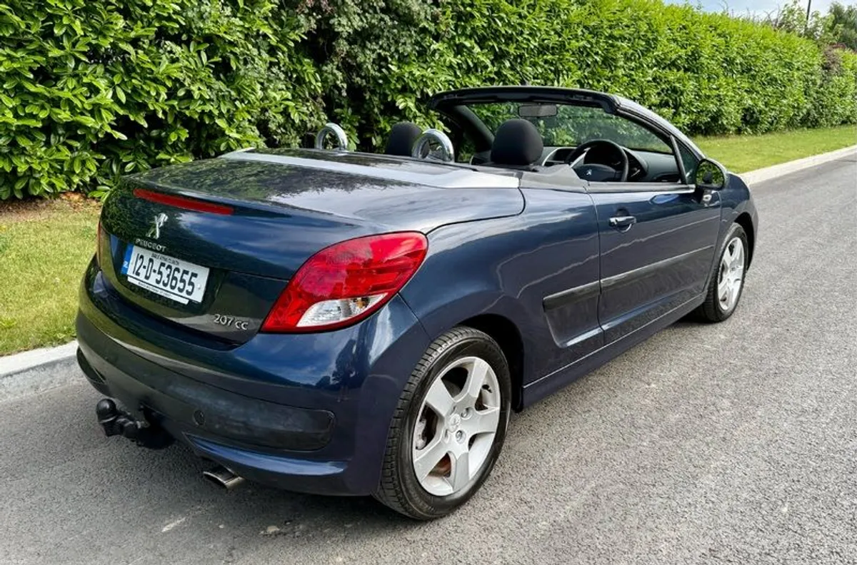 Low Mileage 2012 Peugeot 207cc - New Nct - Image 4