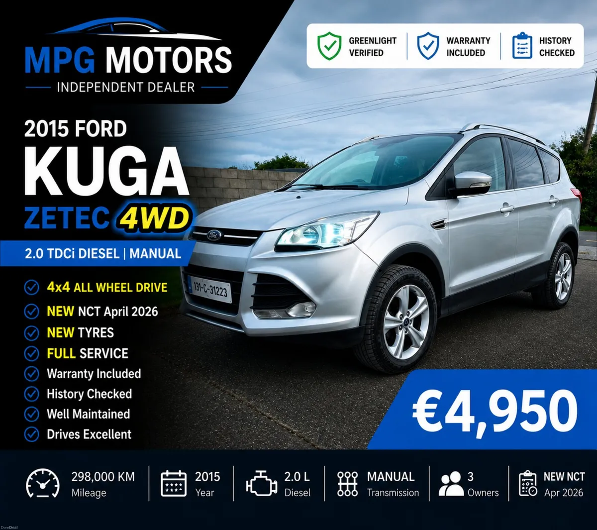 Ford Kuga *Fresh Test*  4wd 2015 - Image 1