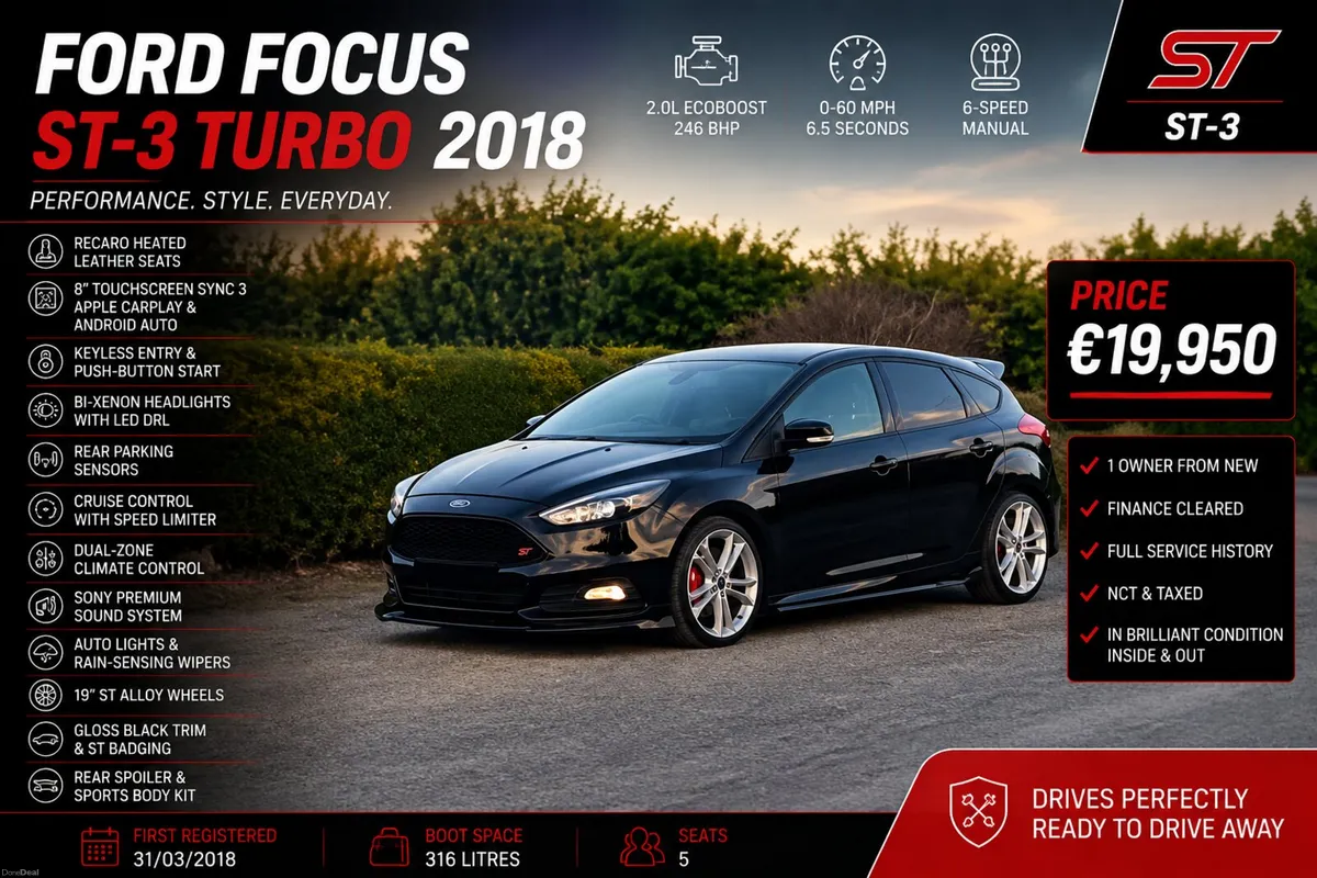Ford Focus 2L ST3 2018 - Image 1