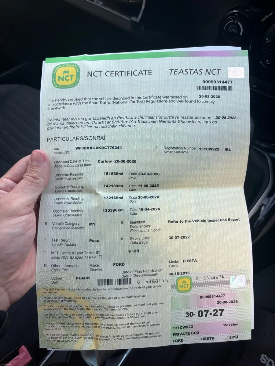 Ford Fiesta NEW NCT 07-27 - Image 6