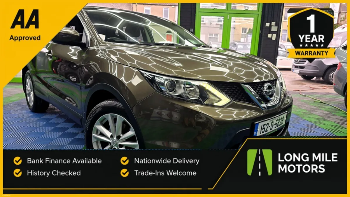Nissan Qashqai 2015 AA Approved 1 Yaer Warranty - Image 1
