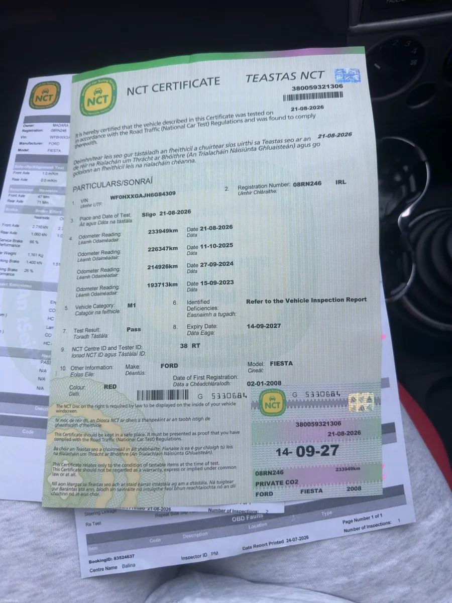 Ford Fiesta‼️NEW NCT‼️TODAY price is 1750€‼️ - Image 1