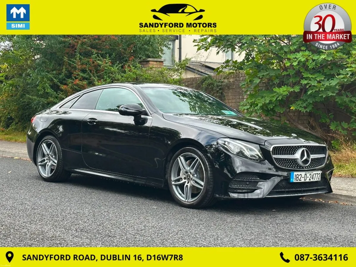 Mercedes-Benz E-Class E220 D AMG Line 2DR Auto - Image 1