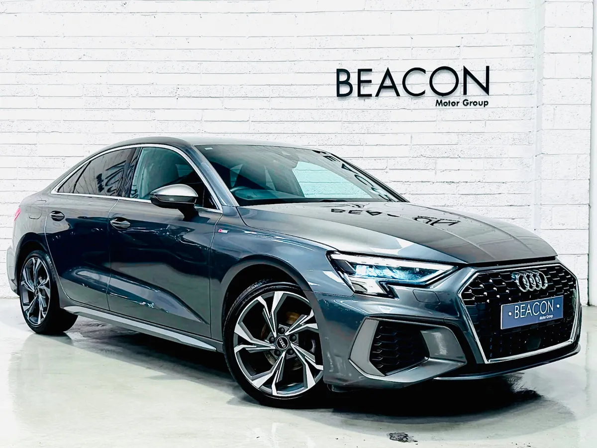 2022* AUDI A3 30 TFSI S-LINE 4DR* ACTIVE BRAKING S - Image 1