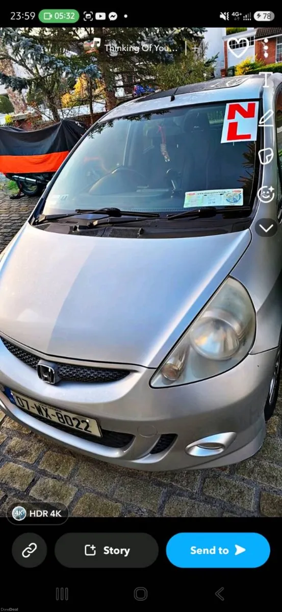 Perfect Clean low Mileage Honda Jaz 07 - Image 3