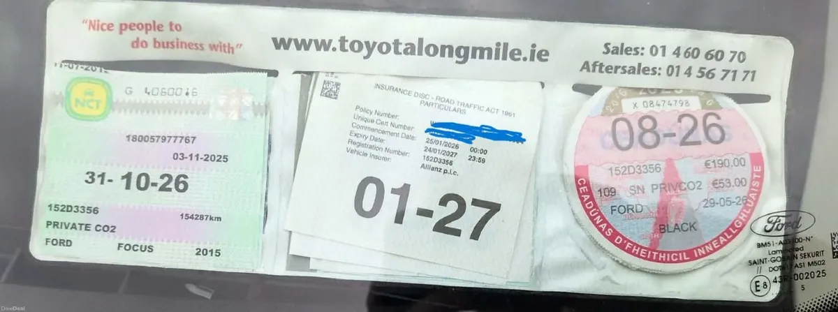 Ford Focus 2015 1.6 Diesel Manual Low Mileage - Image 2