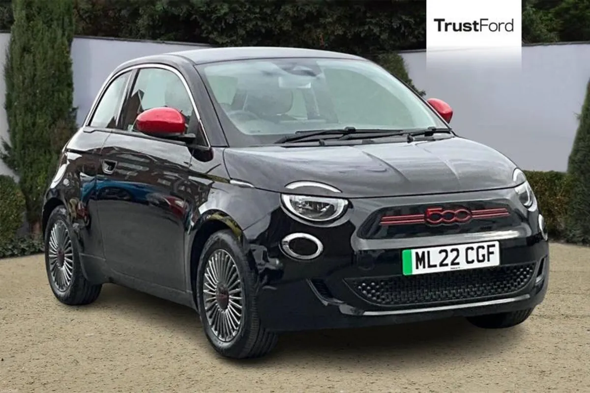 Fiat 500e 24kWh RED Hatchback 3dr Electric Auto (9 - Image 1