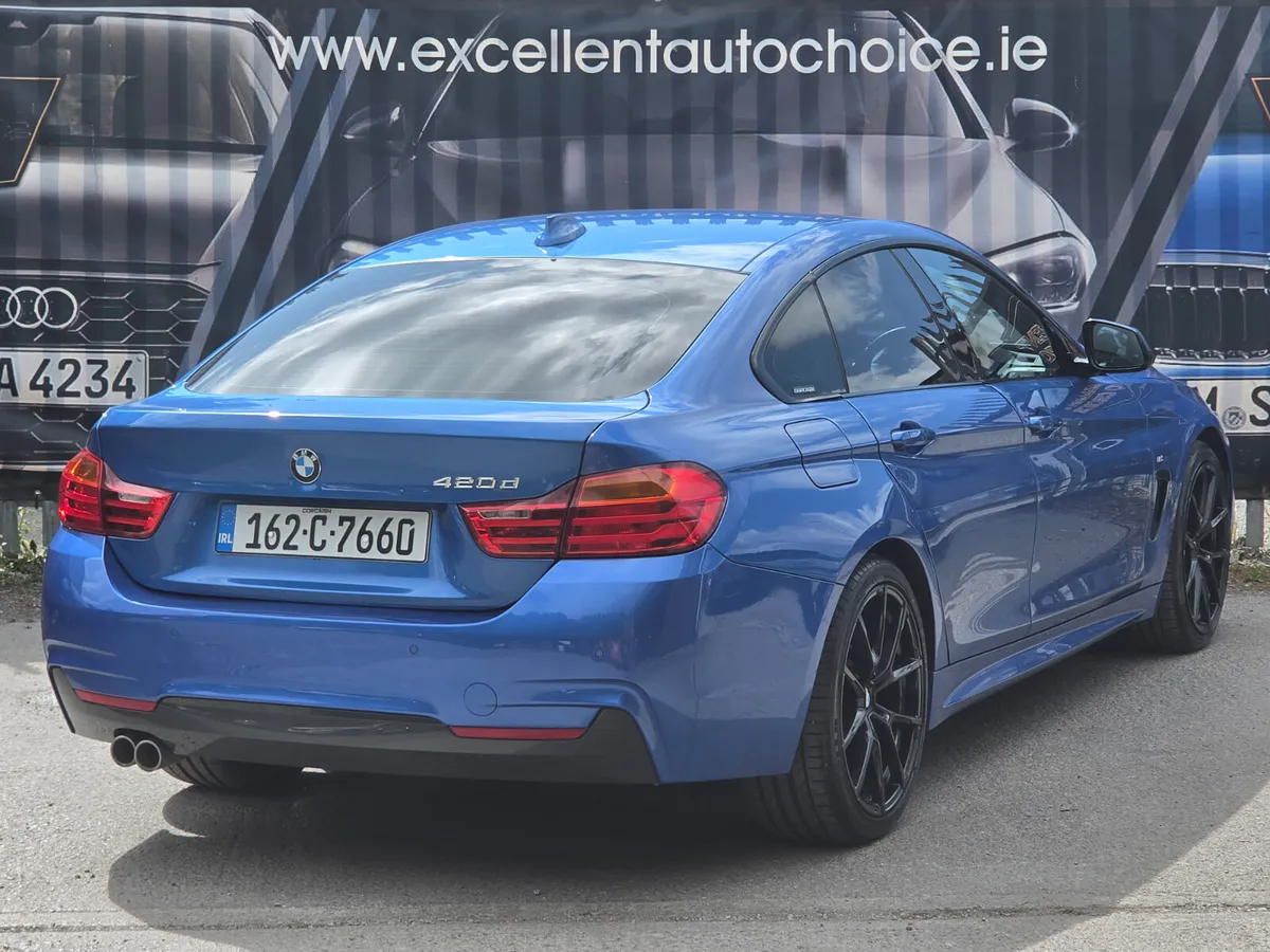 BMW 4-Series 2016 420D MSPORT Estoril-Blue - Image 4