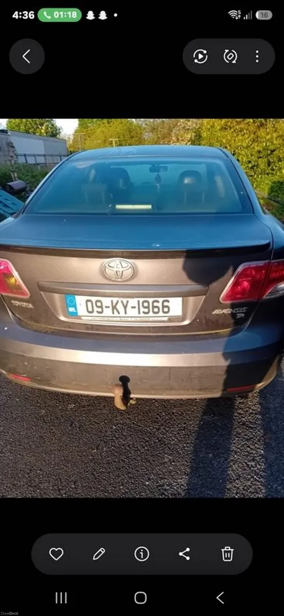 2009 Toyota Avensis - Image 1