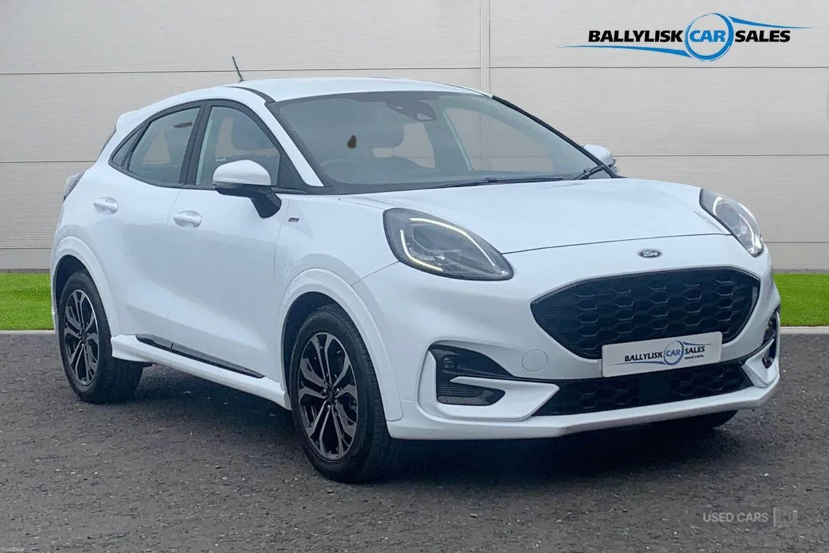 Ford Puma 1.0T 125PS ST-Line Auto in White with 27 - Image 1