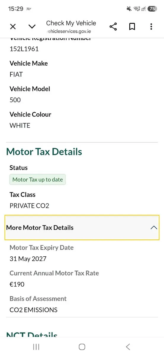Fiat 500 2015 White - Image 2