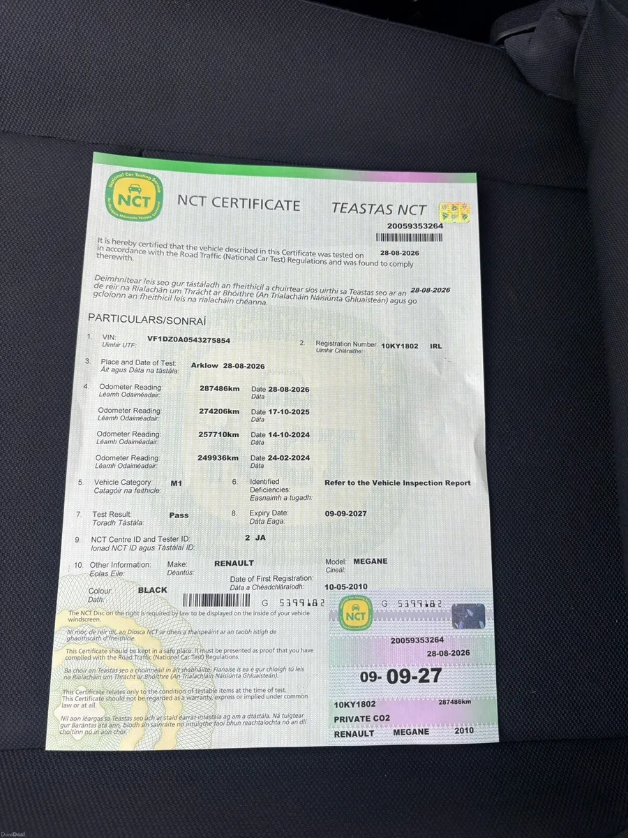 Renault Megane Long NCT&TAX - Image 6