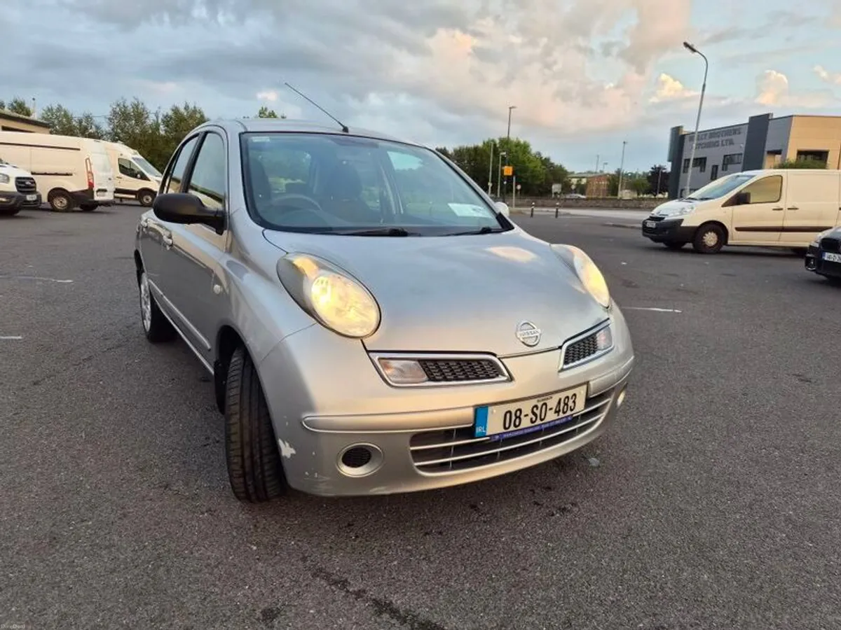 Nissan Micra 2008 1.2 Petrol Silver New NCT & Taxe - Image 1