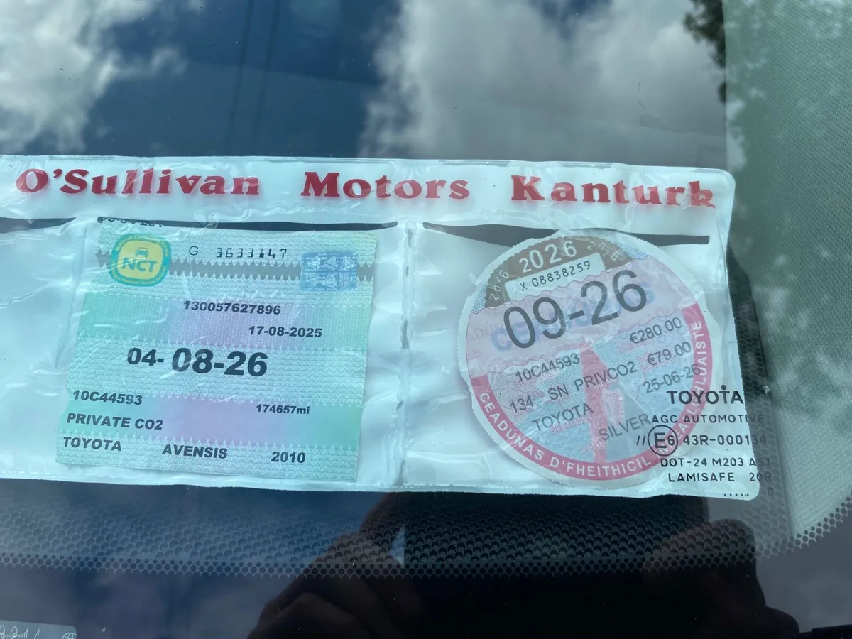 2010 TOYOTA AVENSIS €995 - Image 2