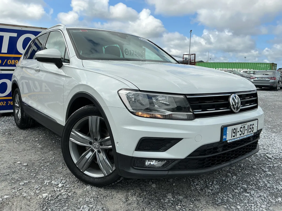 2019 VW TIGUAN 2.0 TDI SAT-NAV 86,000 MLS SPOTLESS - Image 1